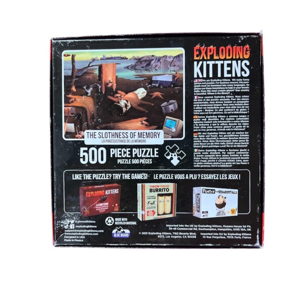Exploding Kittens Jigsaw Puzzle 500 pieces The slothness of memory #102 - Picture 2 of 4